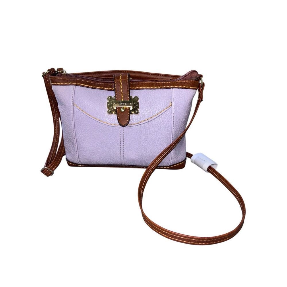 b.o.c. Born Concept crossbody purse lavender pebbled New